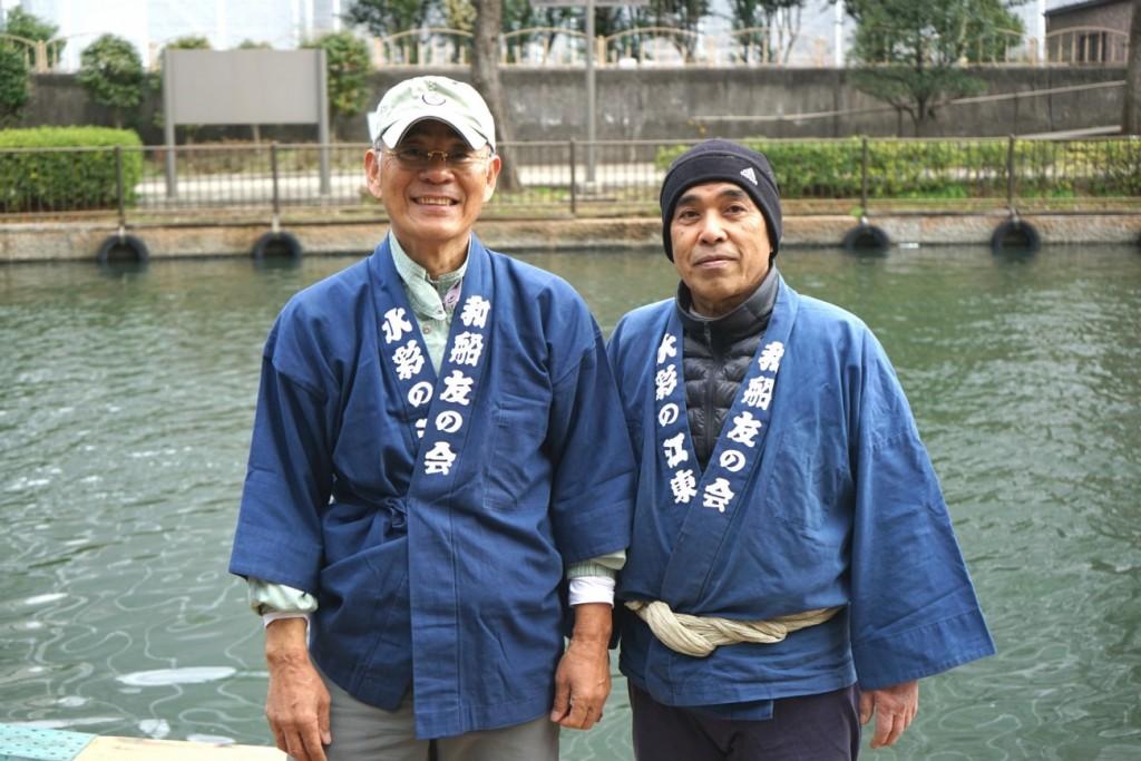 Mr.Nishizawa (a sinistra) and Mr.Tomizuka (a destra)