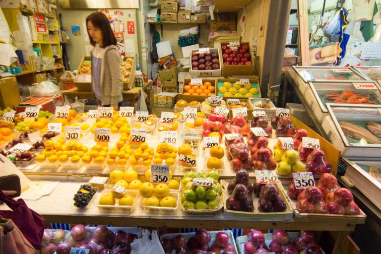 Frutta autunnale in giappone