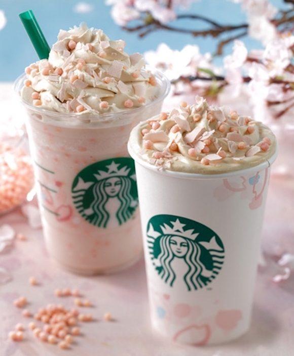 Starbucks Giappone rivela le bevande speciali sakura 2017
