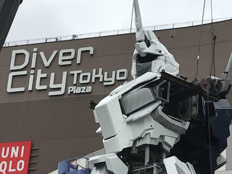 Il nuovo Gundam Unicorn a Odaiba è quasi pronto
