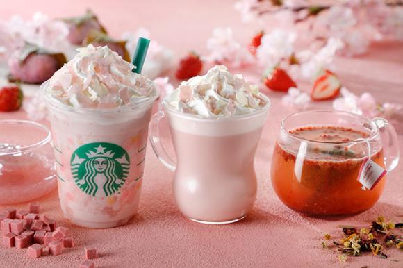 Starbucks lancia il Sakura Frappuccino e altre bevande per la fioritura dei ciliegi 2018