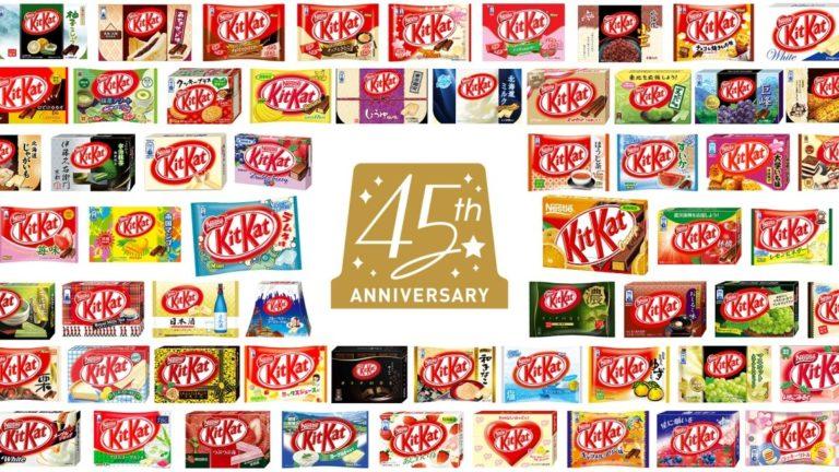 Scegli il nuovo gusto del KitKat per il 45° anniversario