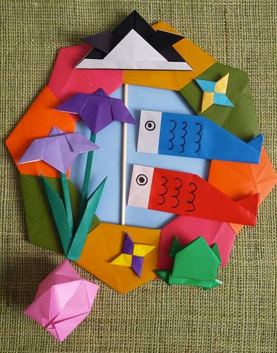 Origami a tema Koinobori