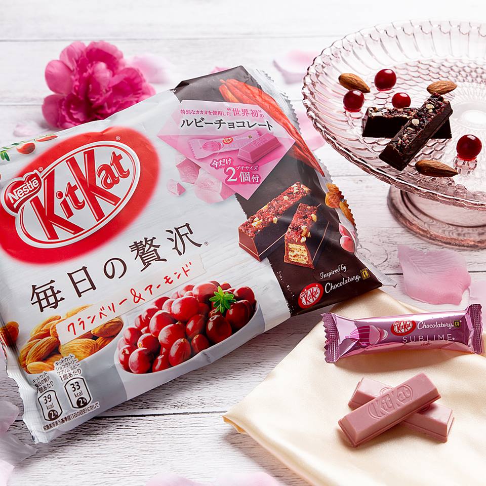 kitkat rosa al cioccolato ruby rose