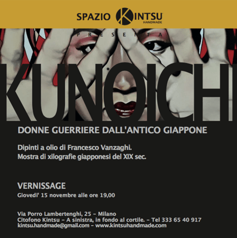 Mostra: Kunoichi, donne guerriere dall’antico Giappone @ Milano