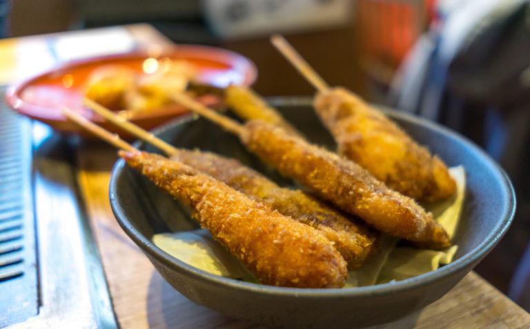 kushiage kushikatsu ricetta spiedini fritti giapponesi osaka