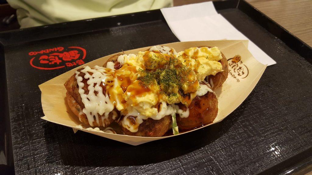 takoyaki gindaco uova strapazzate