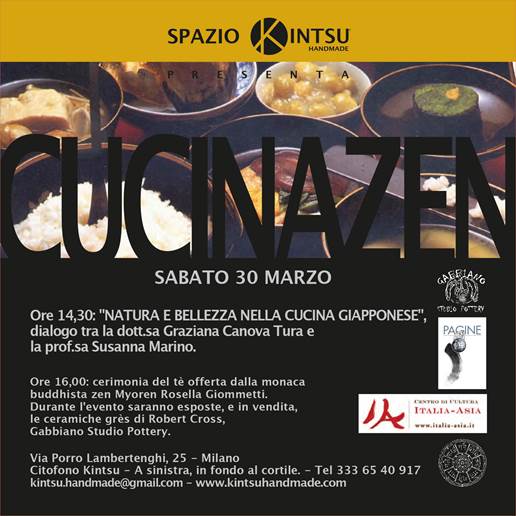 LA CUCINA ZEN “NATURA E BELLEZZA NELLA CUCINA GIAPPONESE” @ Milano