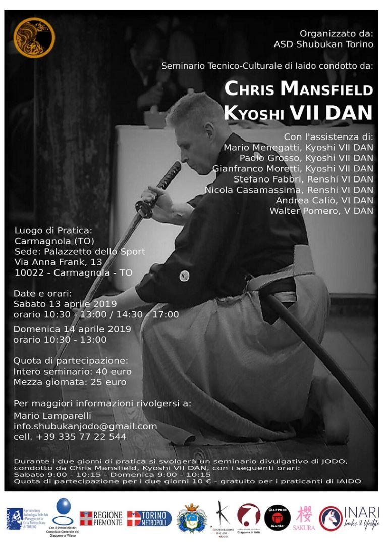 Seminario tecnico culturale di Iaido @ Carmagnola (TO)