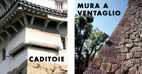 Particolari del Castello di Himeji