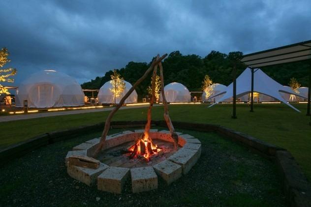 campeggio giappone lusso kobe glamping