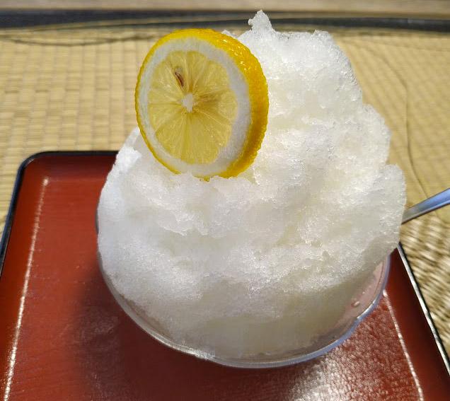 kakigori granita giapponese al limone