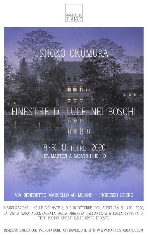 Mostra personale di Shoko Okumura “Finestre di luce nei boschi”