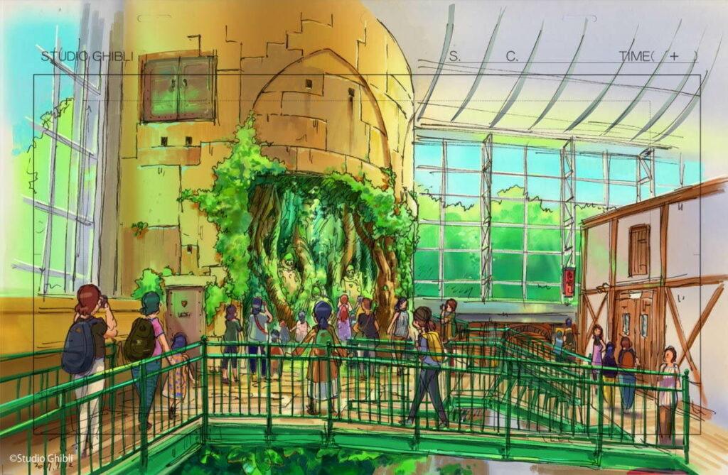 parco ghibli area great ghibli warehouse giardino di laputa