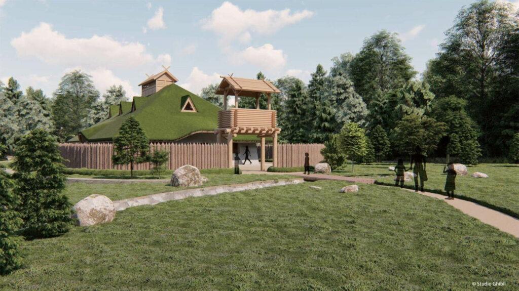 parco ghibli render 3D area Mononoke no satou
