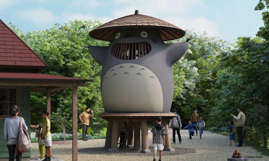 parco ghibli statua di totoro