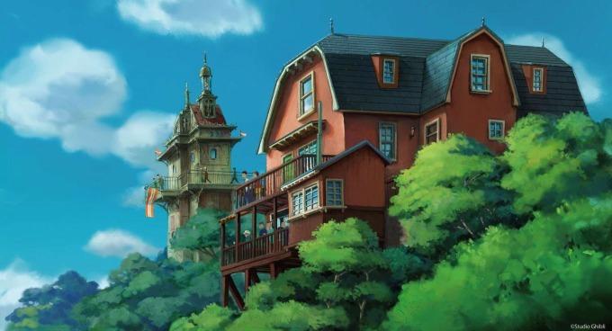 parco ghibli image art dell'area youth hill