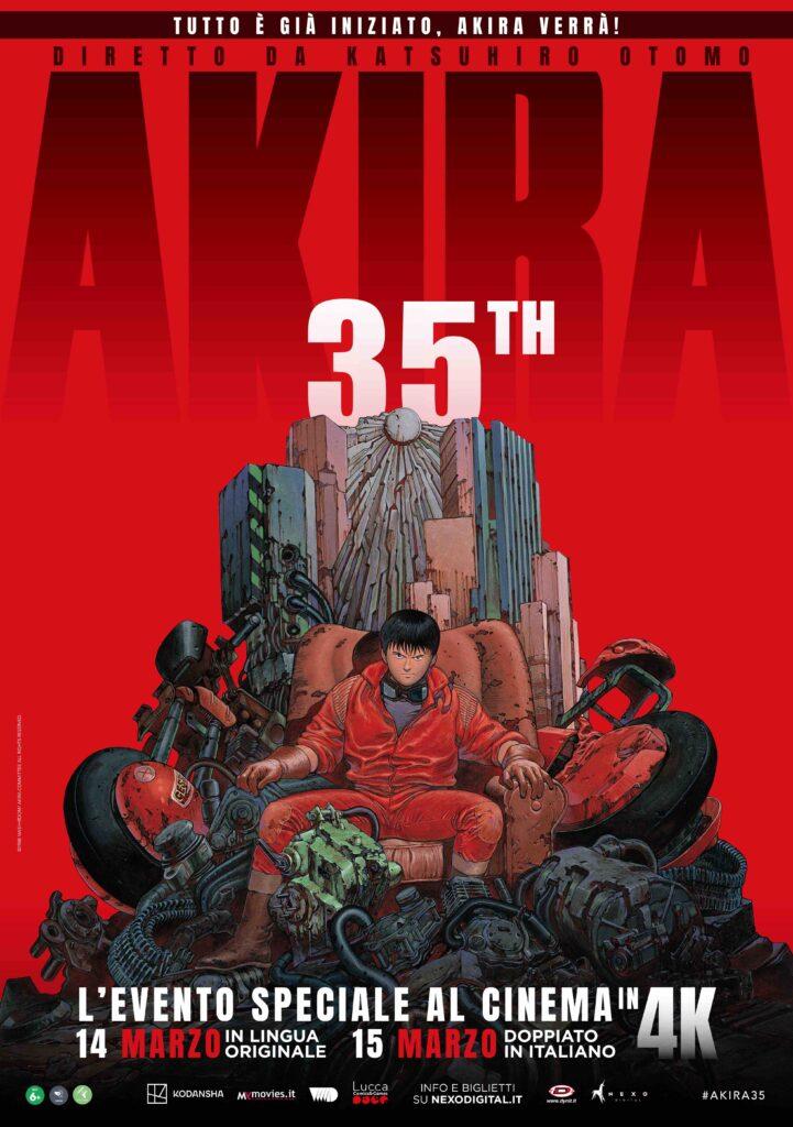 TORNA NELLE SALE IL PIU’ GRANDE FILM D’ANIMAZIONE GIAPPONESE
MAI REALIZZATO
AKIRA 35th