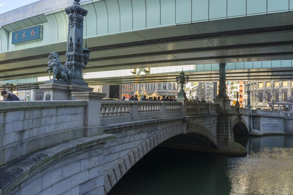 Nihonbashi a Tokyo, partenza della Tokaido